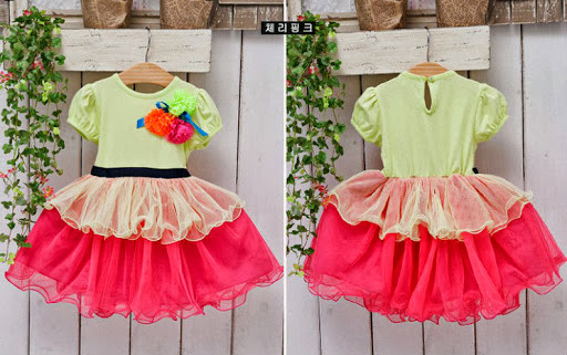 dress cantik anak